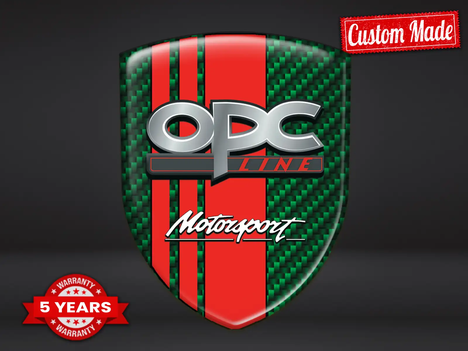 OPC Car Silicone Badges Durable High Quality Professional